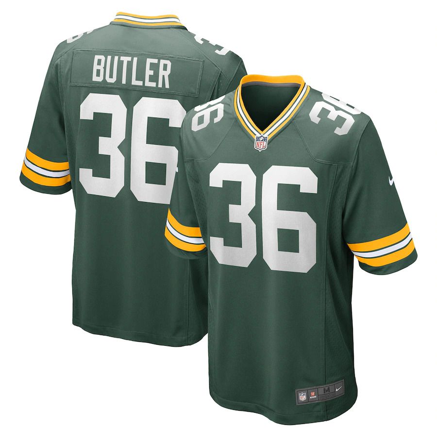 Cheap Men Green Bay Packers 36 LeRoy Butler Nike Green Retired Player Game NFL Jersey